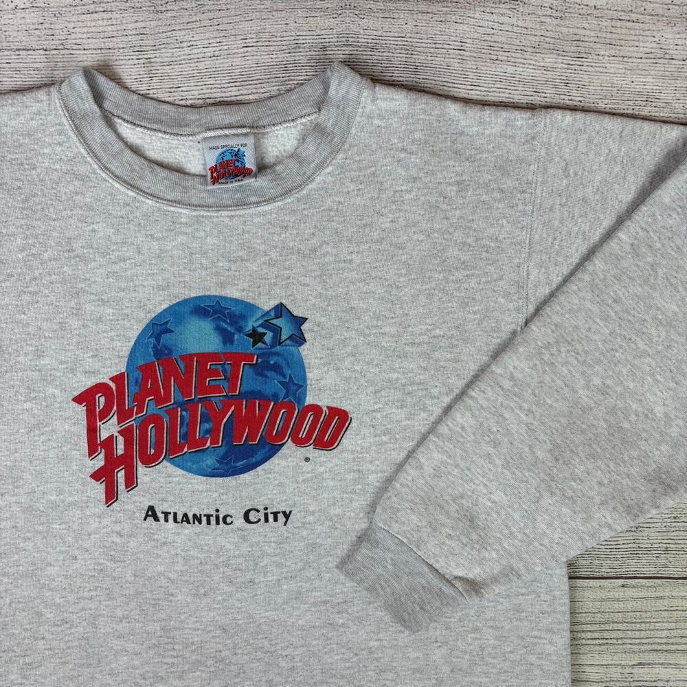 Vintage 1990s Planet Hollywood Atlantic City Crewneck